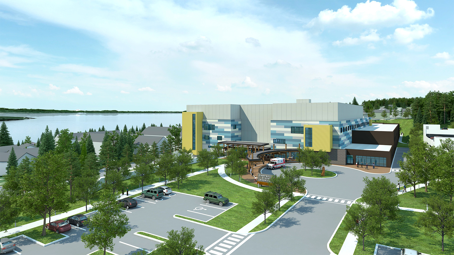 Project-NIH_Campbell-River-Hospital_Exterior-View - North Island Hospitals project